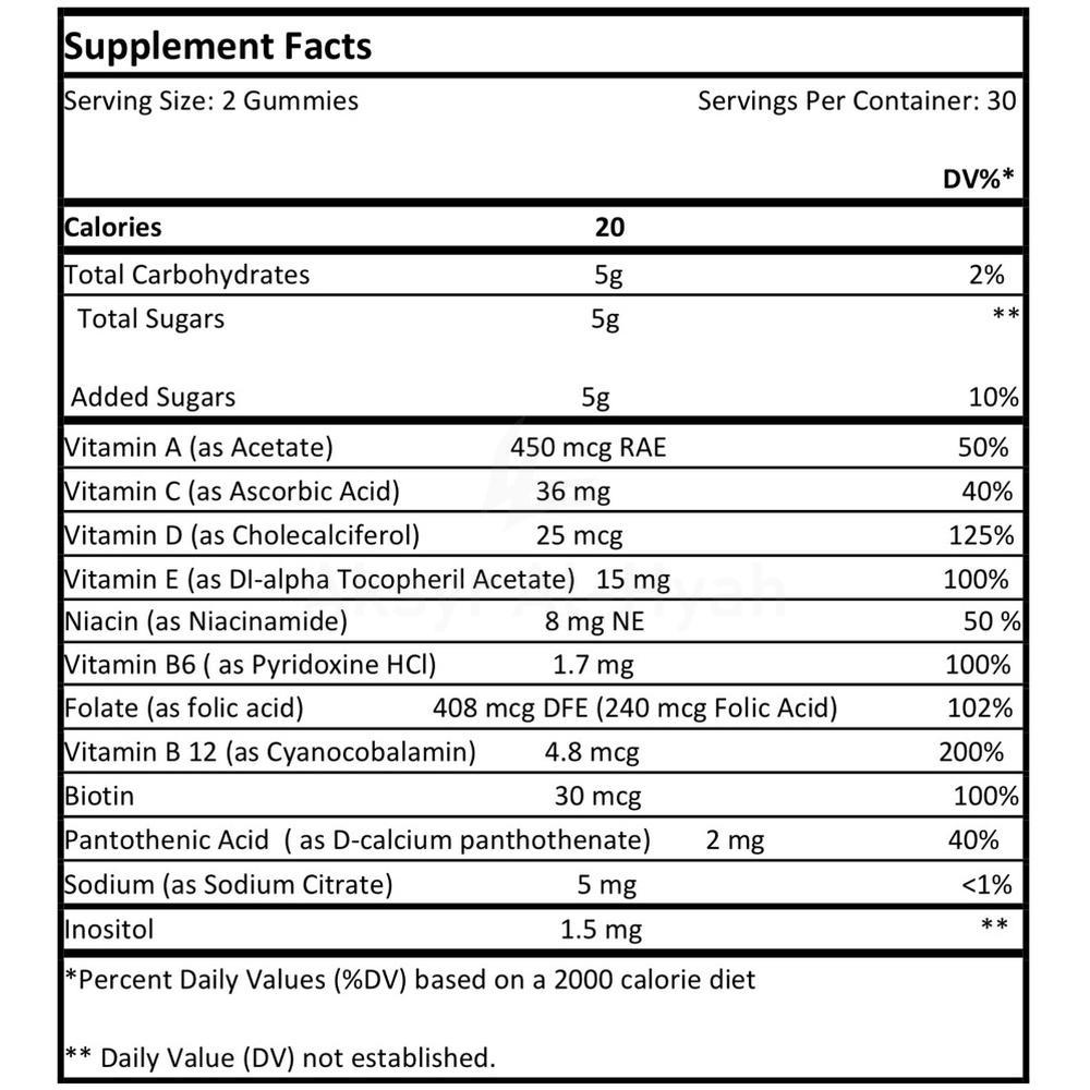 BIOTONICS GUMLI COMPLTE MULTIVITAMIN GUMMIES 60'S #5920 1