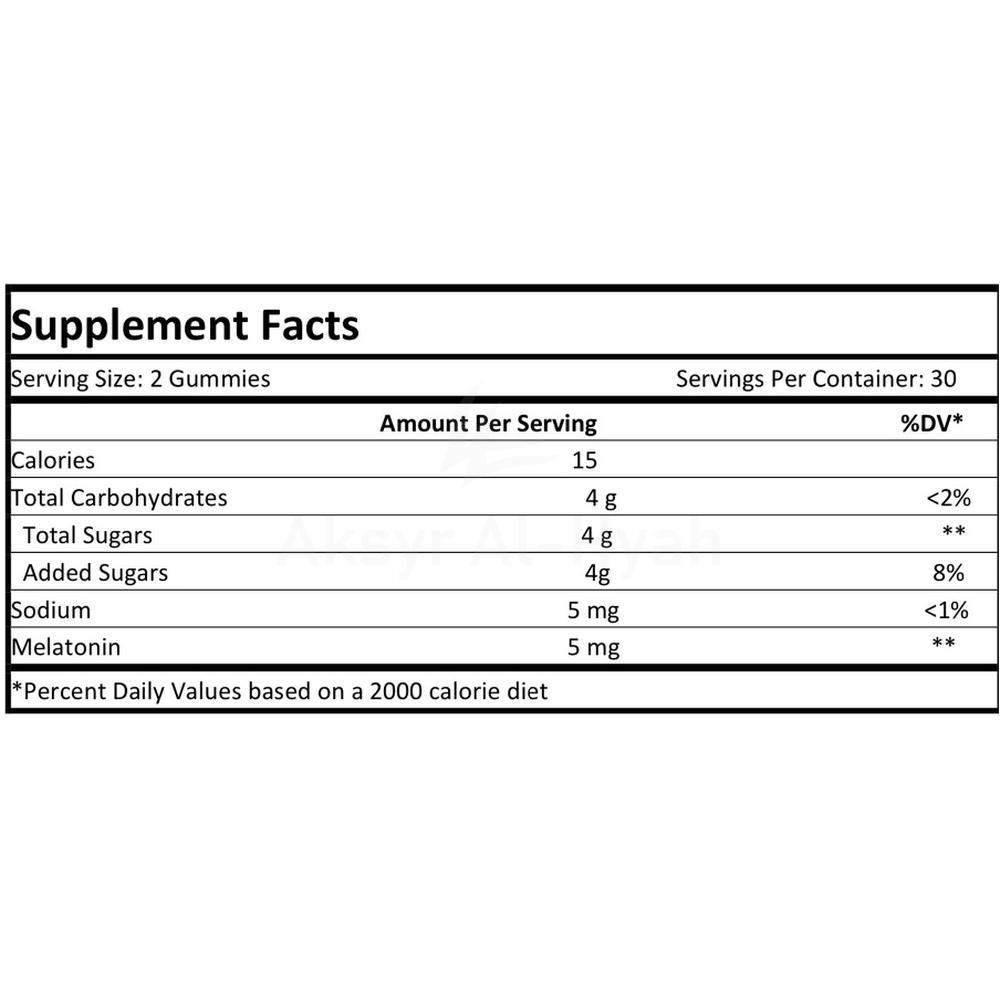 BIOTONICS GUMLI MELATONIN 5MG GUMMIES 60'S #5944 1
