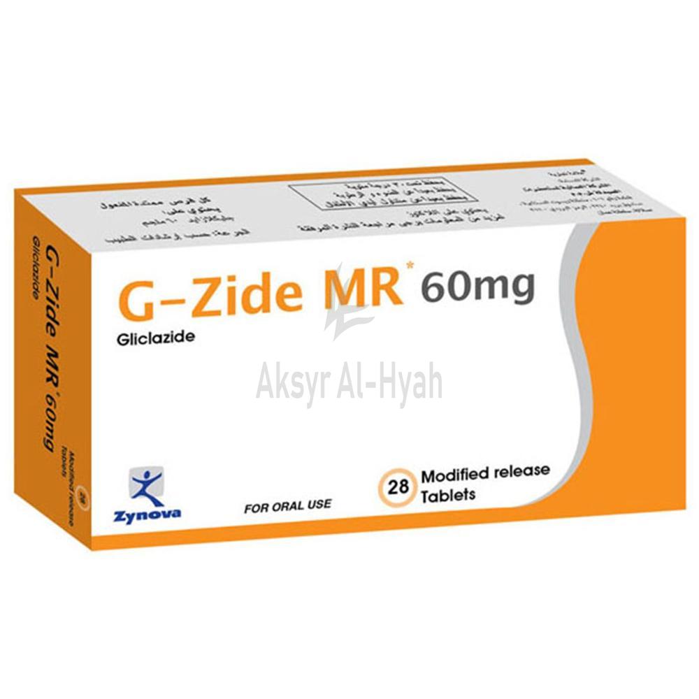 G-ZIDE MR 60MG TAB 28'S