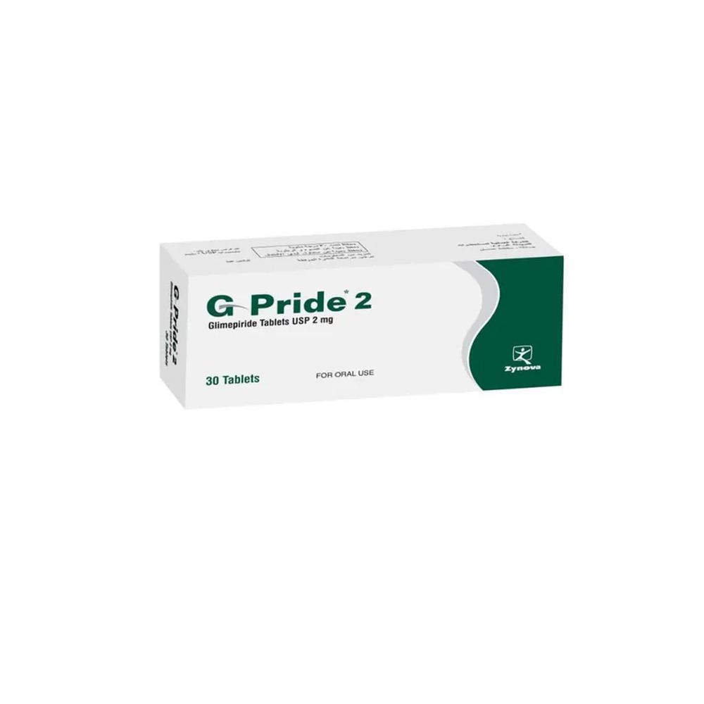 G PRIDE 2MG TABLETS 30'S