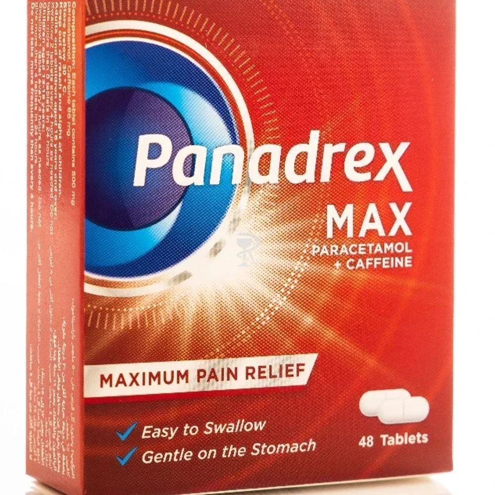 PANADREX MAX 500 +CAFFEINE TAB 48'S
