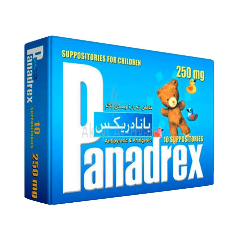 PANADREX SUPPOSITORIES 250MG 10'S
