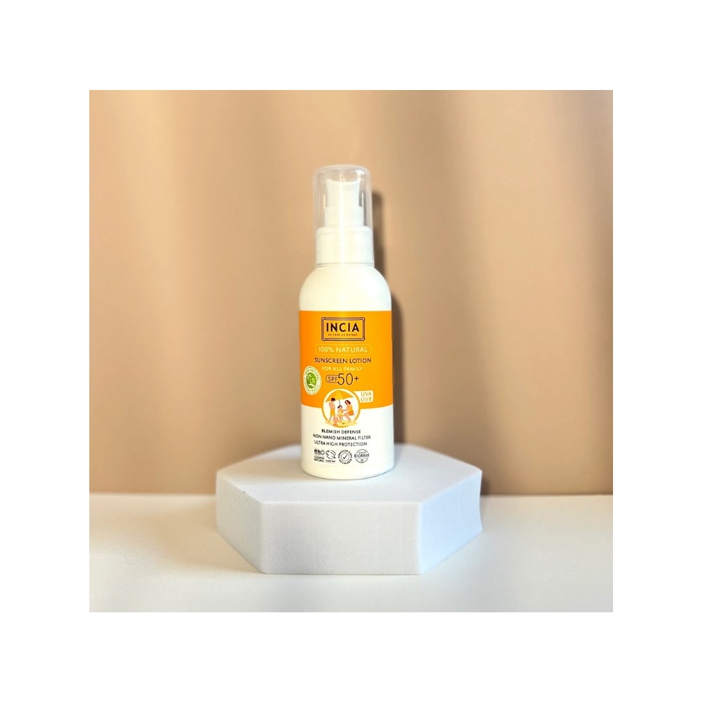 INCIA SPF50 SUNSCREEN LOTION FOR FAMILY 100ML