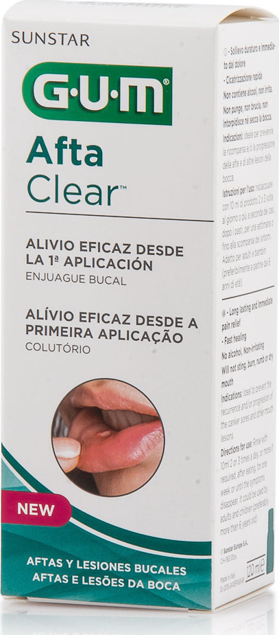 GUM AFTACLEAR RINSE 120ML #2410 1