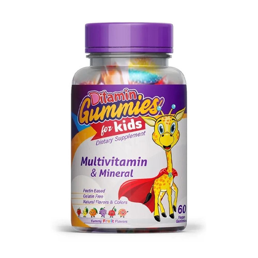 DITAMIN GUMMY MULTIVITAMIN&MINERALS FOR KIDS 60'S