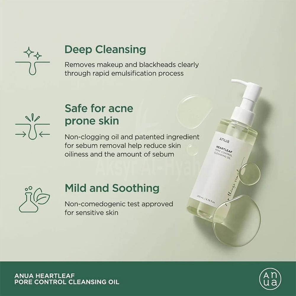 ANUA HEARTLEAF PORE CONTROL CLEANSING OIL 200ML 3