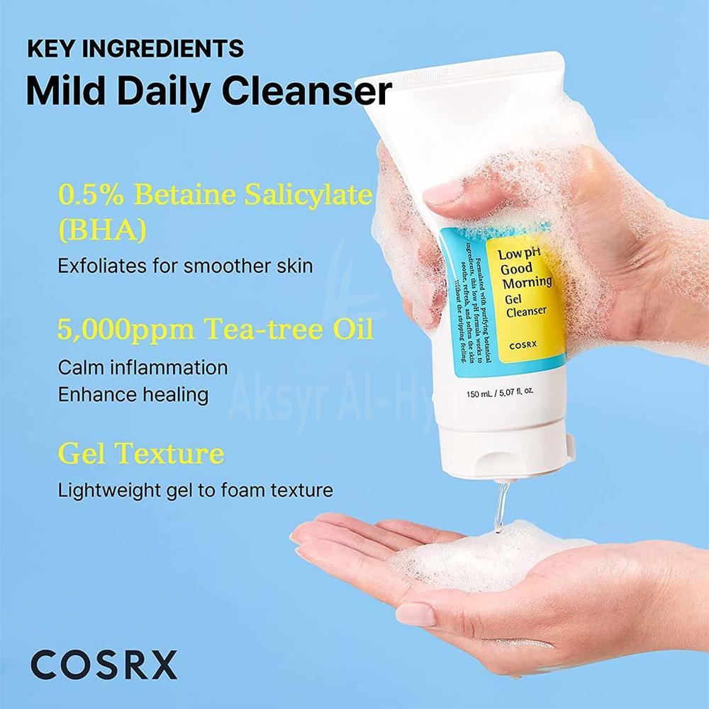 COSRX LOW-PH GOOD MORNING GEL CLEANSER 150ML 5