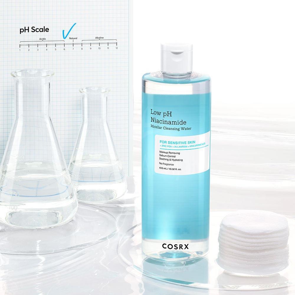 COSRX LOW PH NIACINAMIDE MICELLAR CLEANSING WATER 400ML 3