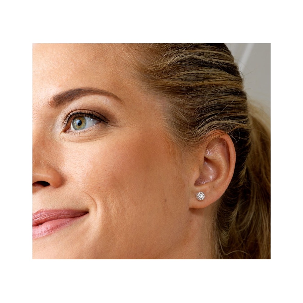 BLOMDAHL MP BRILLIANCE HALO 6MM CRYSTAL #0163-01 1