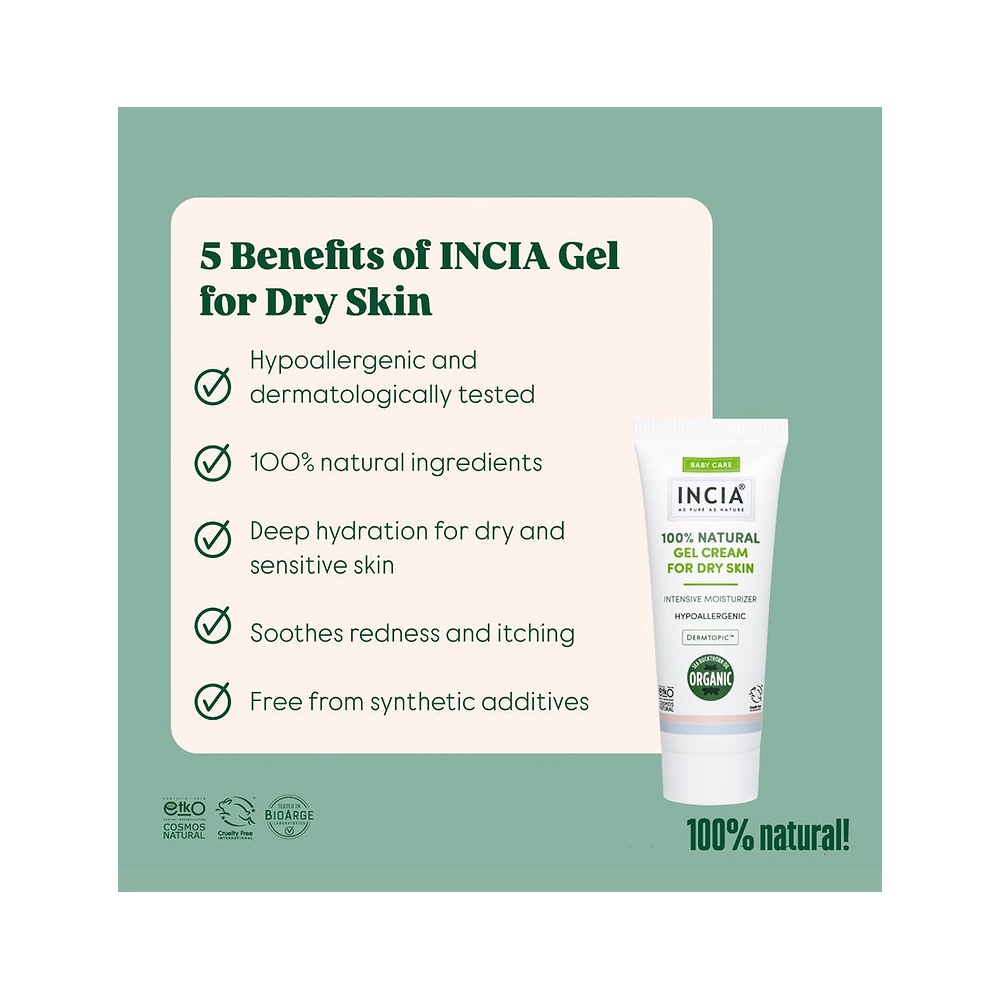 INCIA GEL CREAM FOR DRY SKIN 60ML 1
