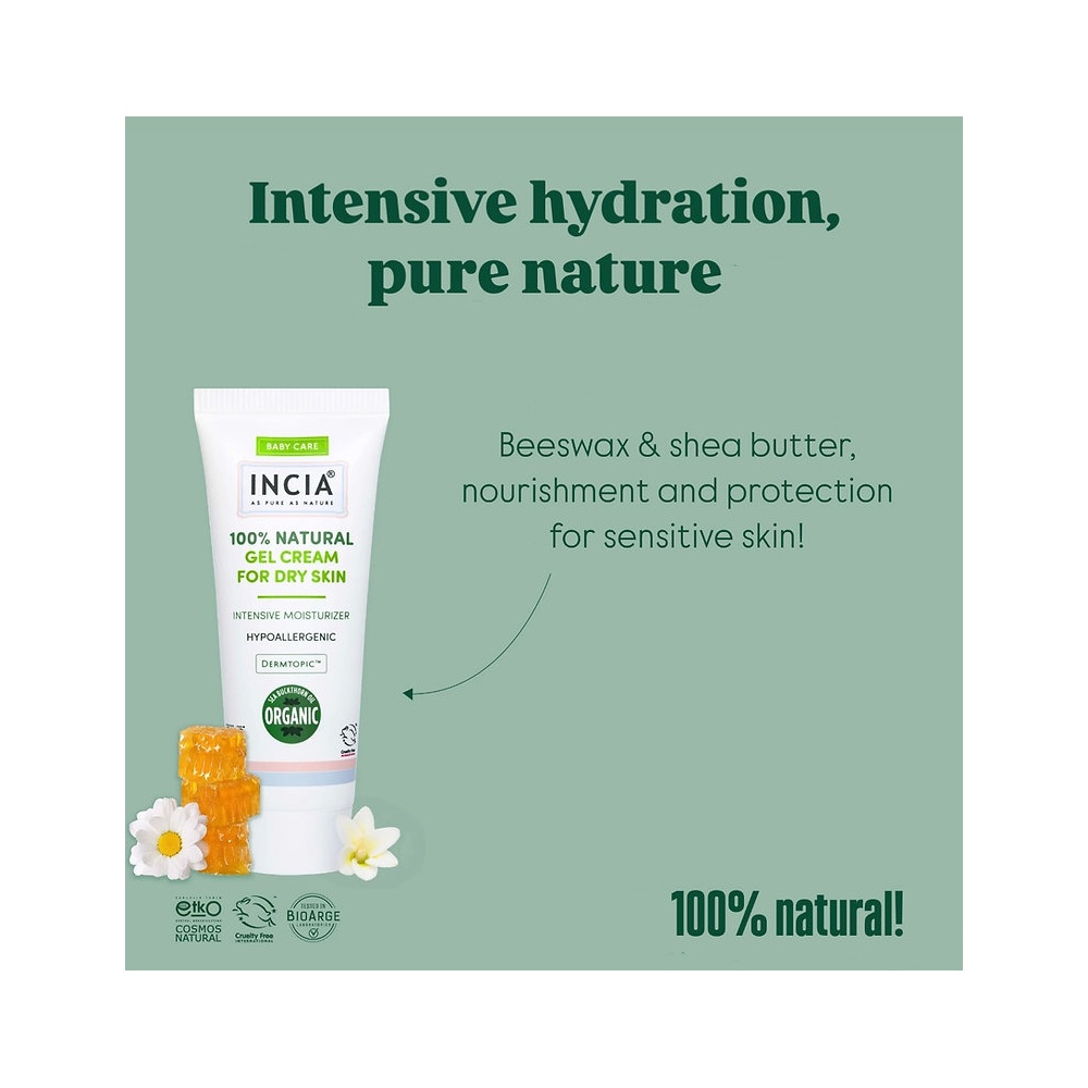 INCIA GEL CREAM FOR DRY SKIN 60ML 2