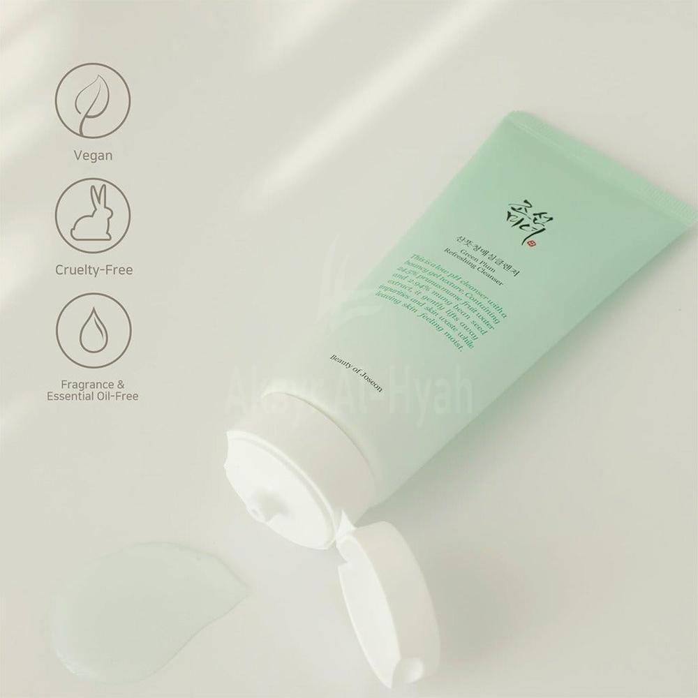 BOJ GREEN PLUM REFRESHING CLEANSER 100ML 4