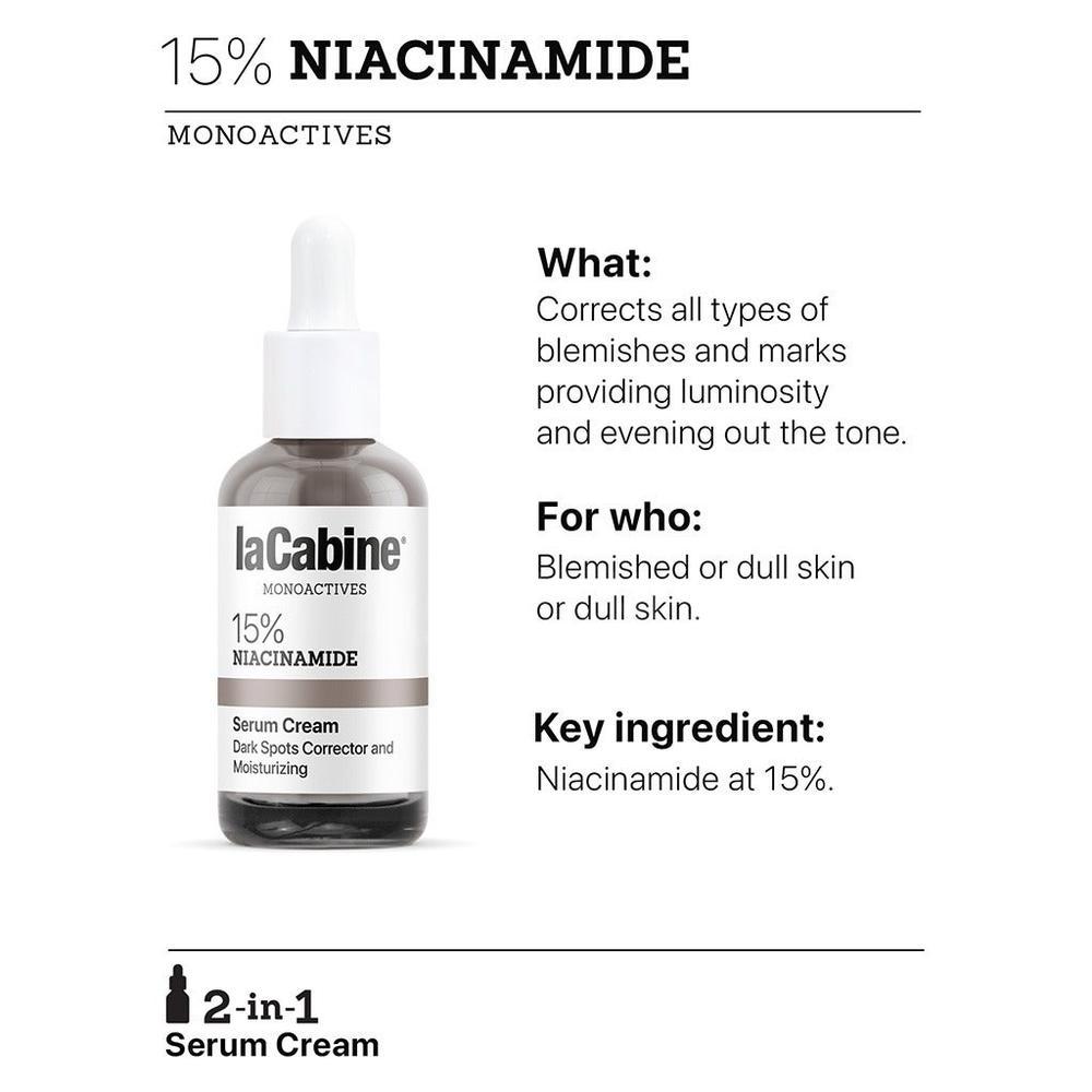 LACABINE M/A 15% NIACINA 2 IN 1 SERUMCREAM 30ML #C004 1
