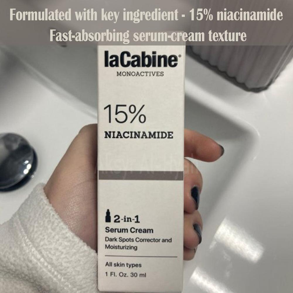 LACABINE M/A 15% NIACINA 2 IN 1 SERUMCREAM 30ML #C004 2