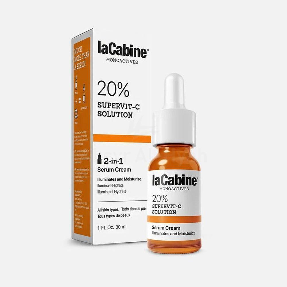 LACABINE M/A 20% SUPERVIT C 2 IN 1 SERUMCREAM 30ML #C009
