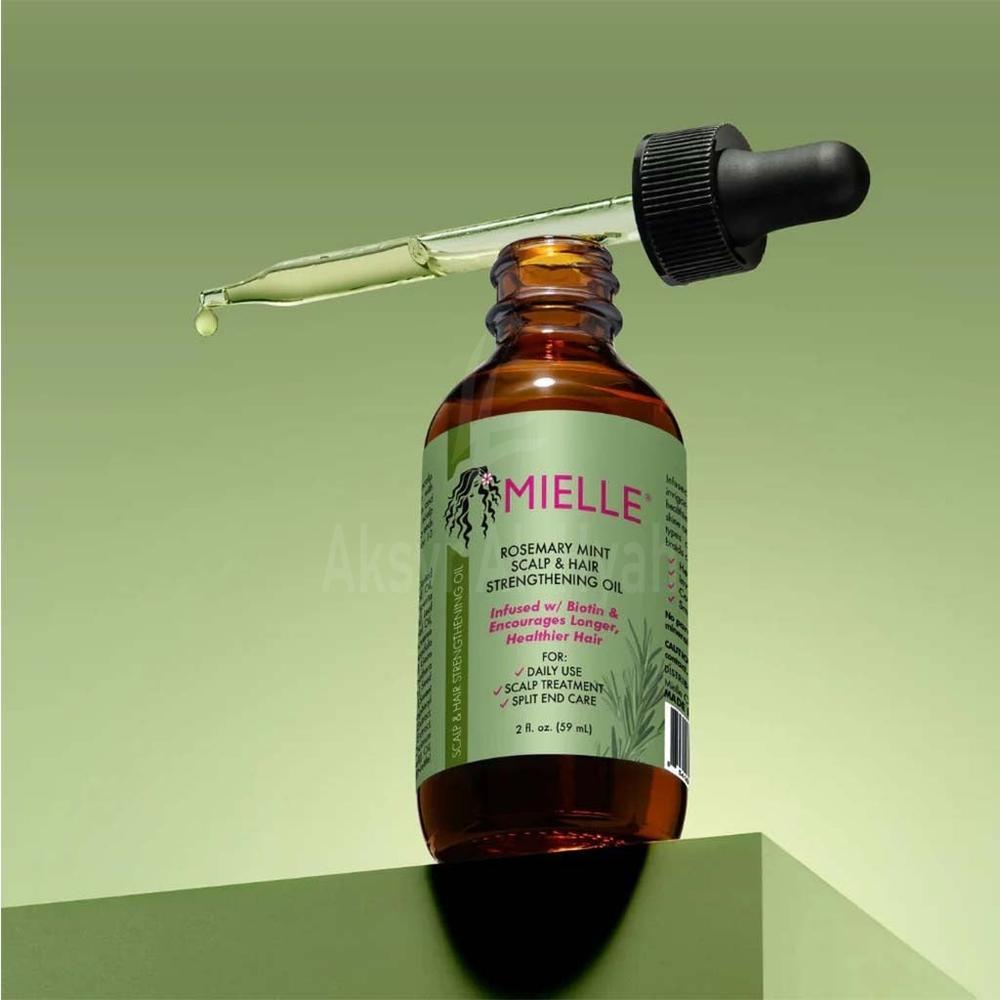 MIELLE ROSEMARY MINT SCALP & HAIR STRENGTH. OIL 59ML 2