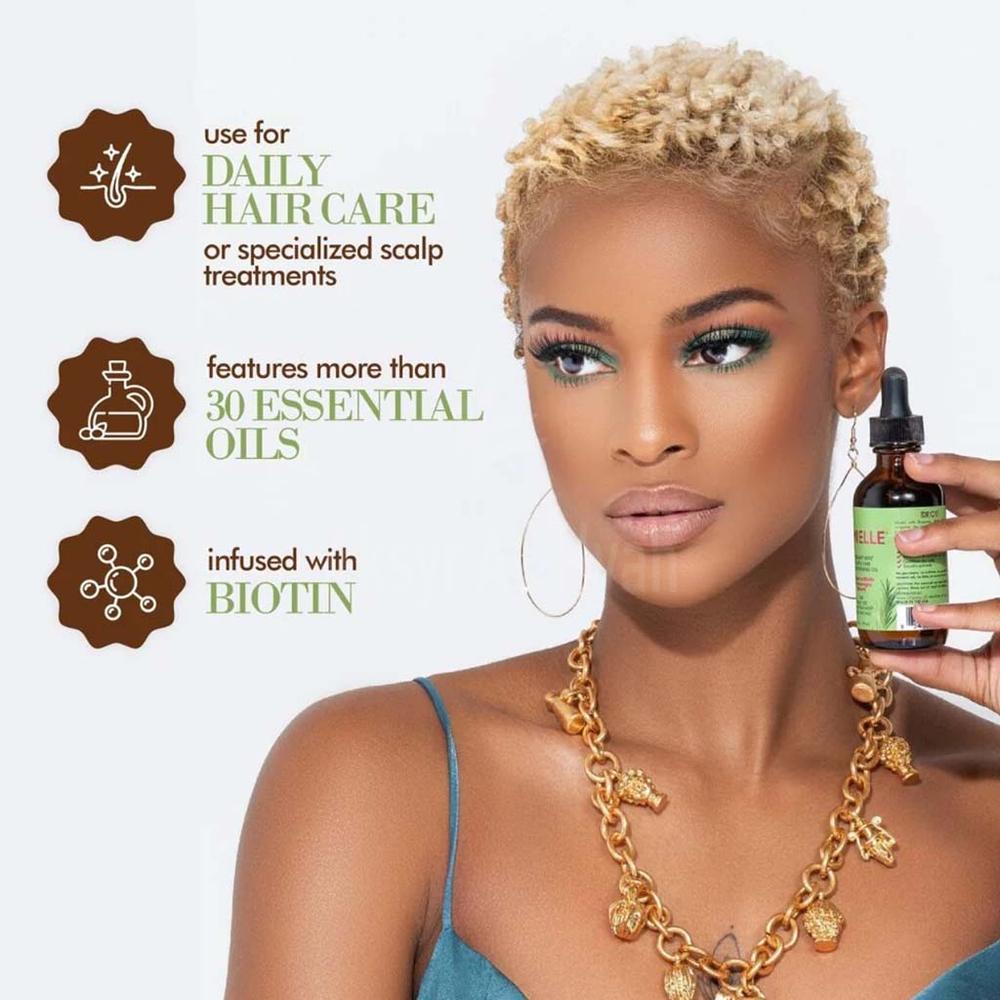 MIELLE ROSEMARY MINT SCALP & HAIR STRENGTH. OIL 59ML 3