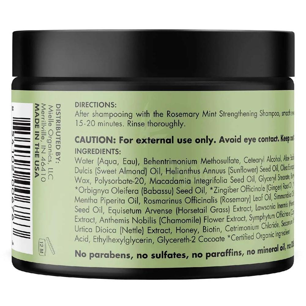 MIELLE ROSEMARY MINT STRENGTHENING HAIR MASQUE 340G 1
