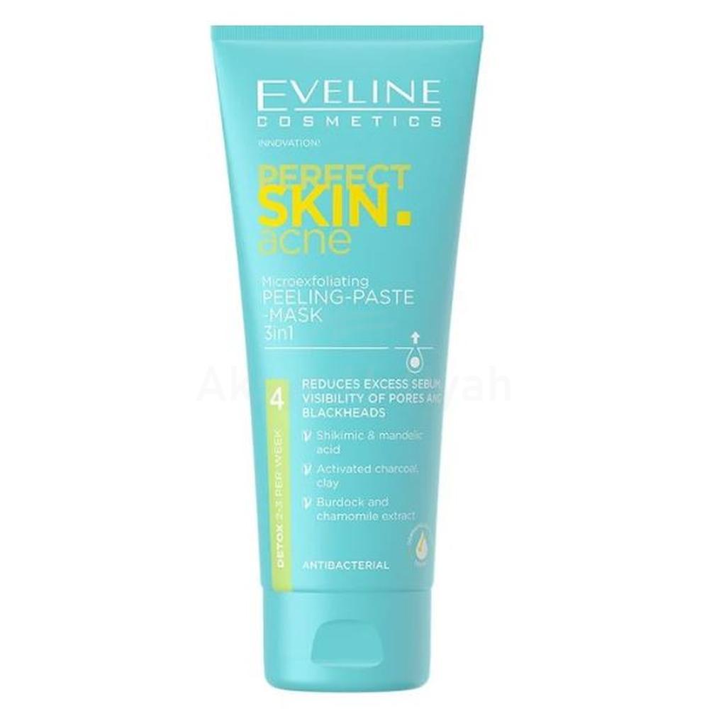 EVELINE PERFECT SKIN ACNE PEELING MASK 3IN1 75ML #69302