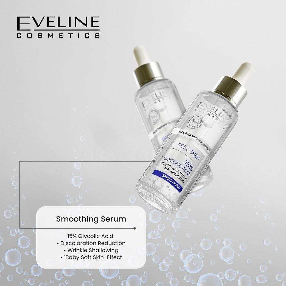 EVELINE PEEL SHOT 15%GLICOLIC ACID SMOOTH 30ML #69295 3