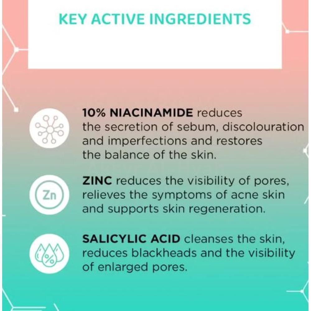 EVELINE SERUM SHOT 10% NIACINAMIDE IMPERFECTION 30ML#69297 3