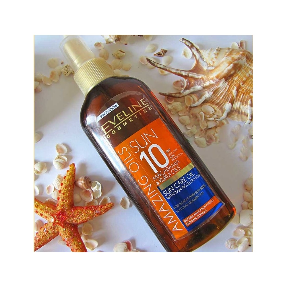 EVELINE AMAZING SUN CARE OIL SPF10 150ML #3965 2
