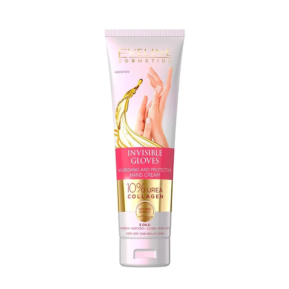 EVELINE INVISIBLE GLOVESNOURISH HAND CREAM 10%UREA 100ML #9709