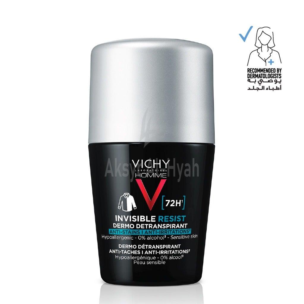 VICHY HOMME INVISIBLE RESIST 72H DEO ROLL ON MEN 50ML(FM0028239)