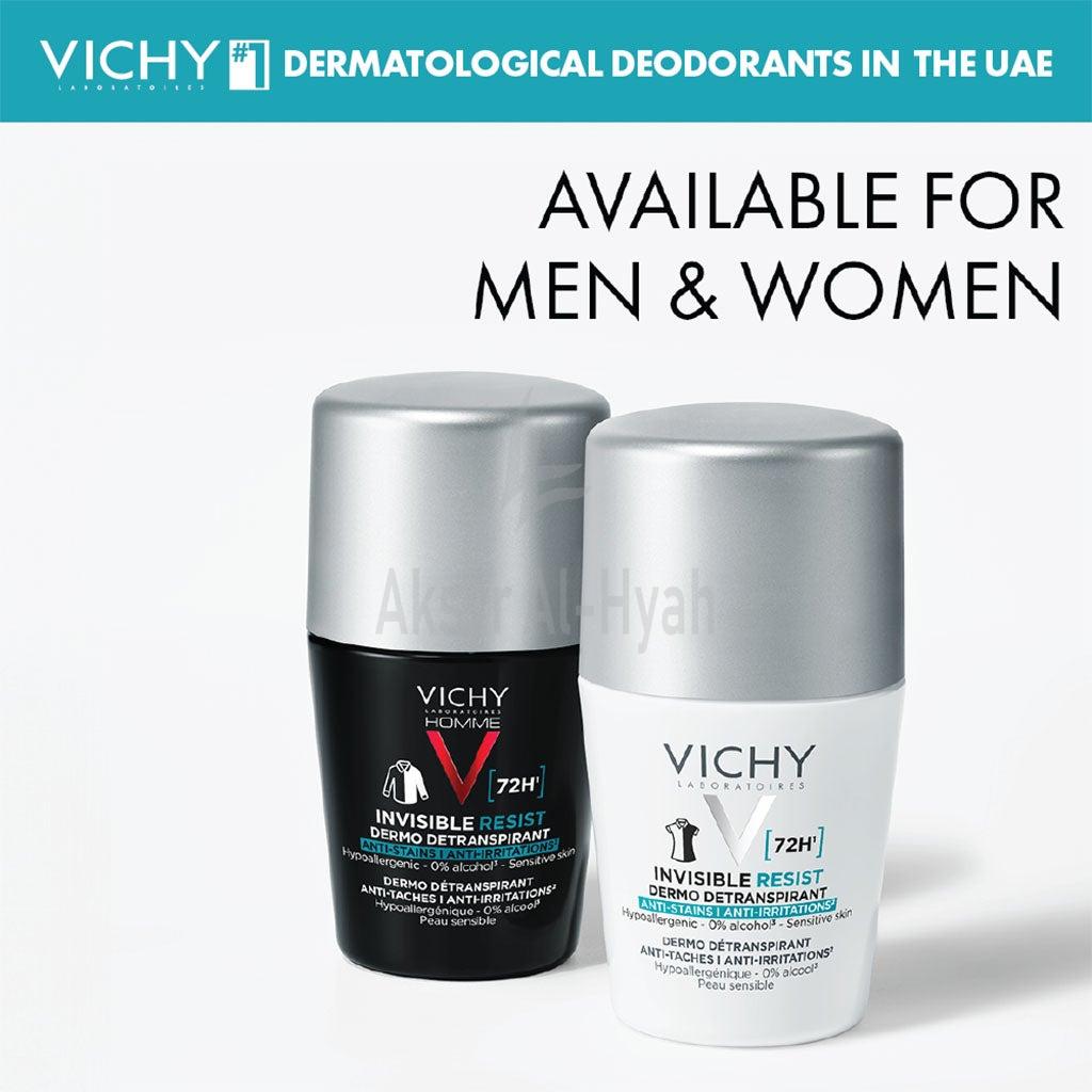VICHY HOMME INVISIBLE RESIST 72H DEO ROLL ON MEN 50ML(FM0028239) 1