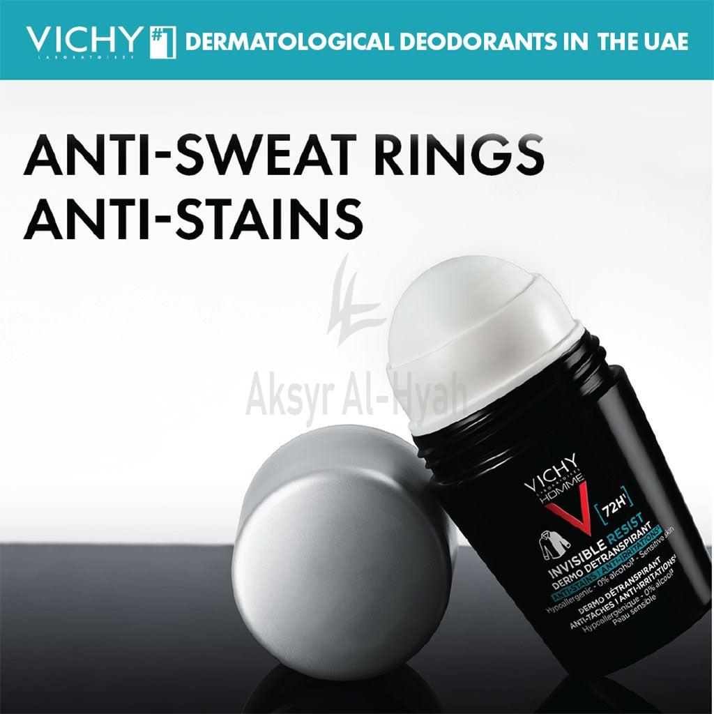 VICHY HOMME INVISIBLE RESIST 72H DEO ROLL ON MEN 50ML(FM0028239) 3