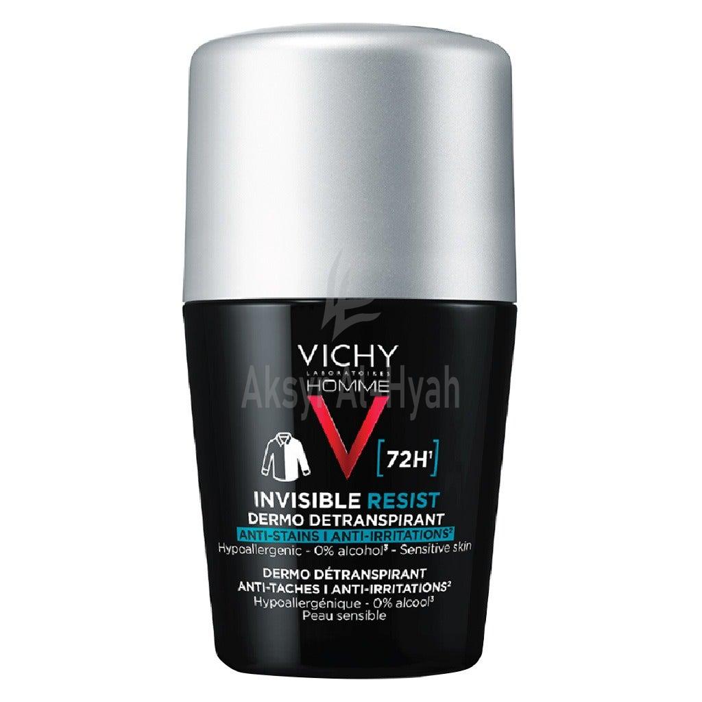 VICHY HOMME INVISIBLE RESIST 72H DEO ROLL ON MEN 50ML(FM0028239) 5