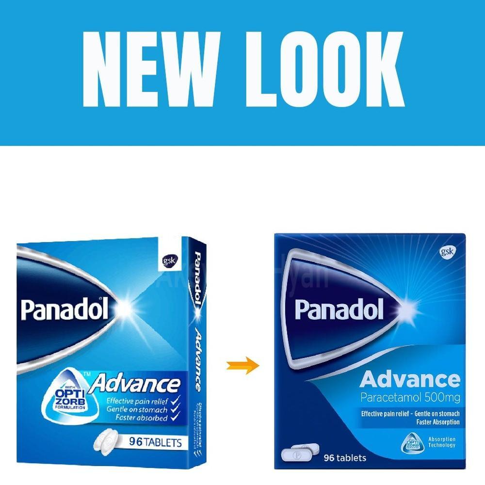 PANADOL ADVANCE 500 MG 96'S 1