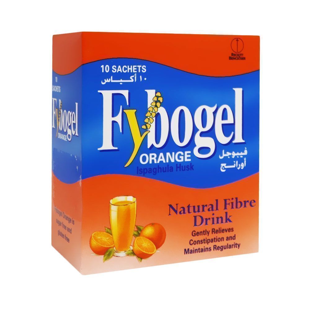 FYBOGEL ORANGE FIBRE DRINK SACHETS 10'S