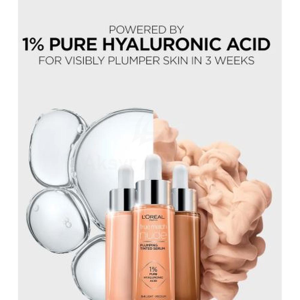 LOREAL TRUE MATCH NUDE PLUMPING TINTED SERUM 4-5 MEDIUM 30ML#FM028160 2