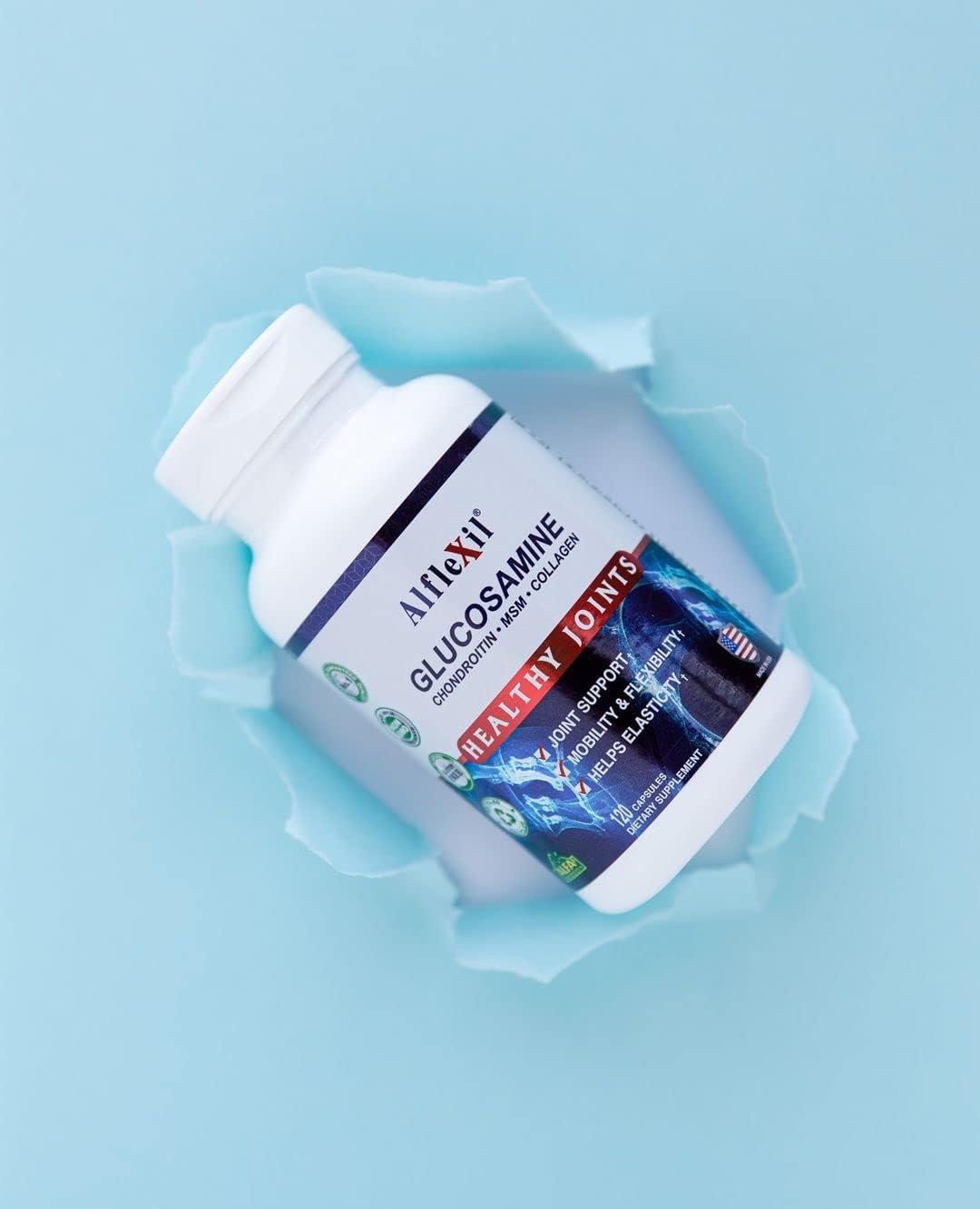 ALFA ALFLEXIL GLUCOSAMINE CHONDRIOTIN/MSM TAB 60'S #15505 1