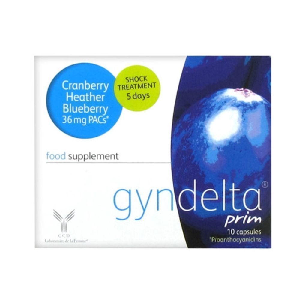 GYNDELTA PRIM URINARY COMFORT CAP 10'S