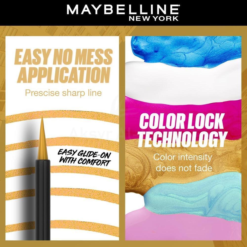 MAYBELLINE PLAY TATTOO EYE LINER DROP-METALIC GOLD 2.1ML #FM0028030 2