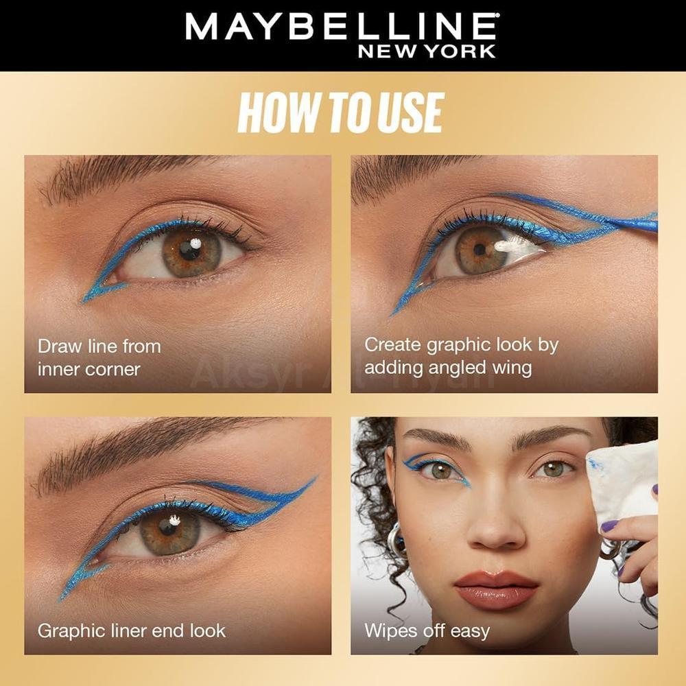 MAYBELLINE PLAY TATTOO EYE LINER DROP-METALIC GOLD 2.1ML #FM0028030 3