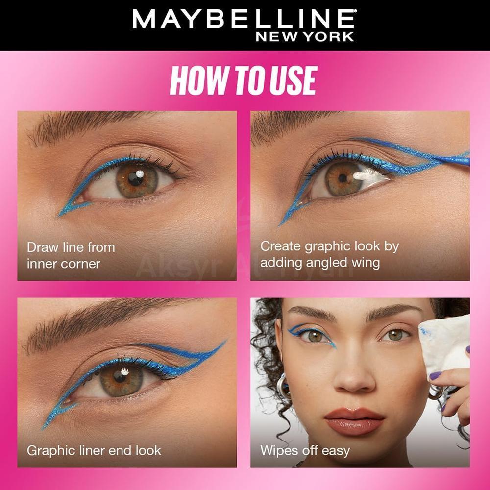 MAYBELLINE PLAY TATTOO EYE LINER PUNCH-METALIC PINK 2.1ML #FM0028031 3