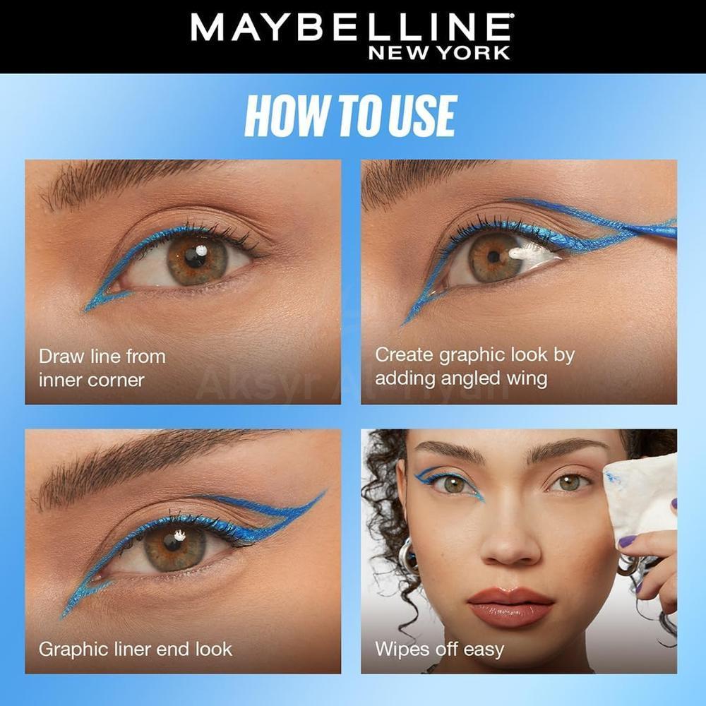 MAYBELLINE PLAY TATTOO EYE LINER SWITCH-METALLIC BLUE 2.1ML #FM0028033