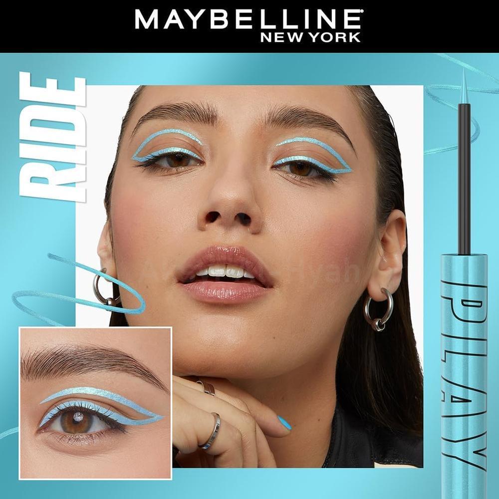 MAYBELLINE PLAY TATTOO EYE LINER RIDE-METALLIC AQUA 2.1ML #FM0028034 1