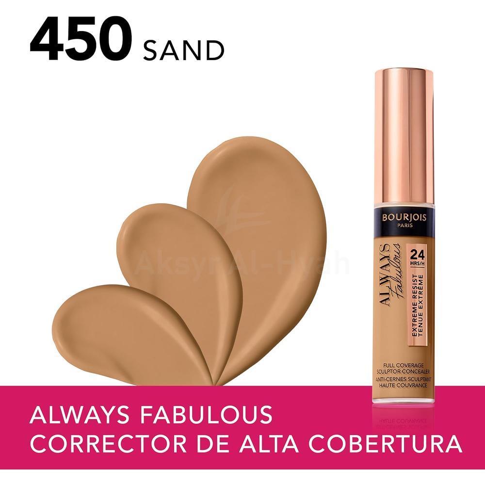 BJS ALWAYS FABULOUS 24H CONCEALER 450 SAND 11ML 2