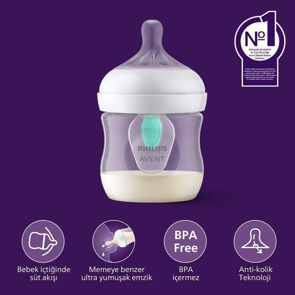 AVENT NAT.3.0 FEEDING BOTTLE 125ML SCY670/01 #PA711 3