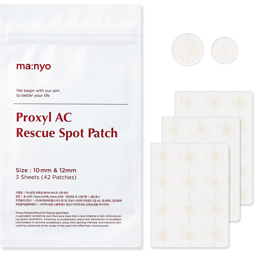 MANYO PROXYL AC RESCUE SPOT PATCHES 42'S