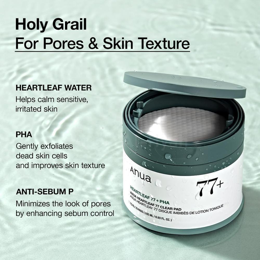 ANUA HEARTLEAF 77% CLEAR PAD 160ML