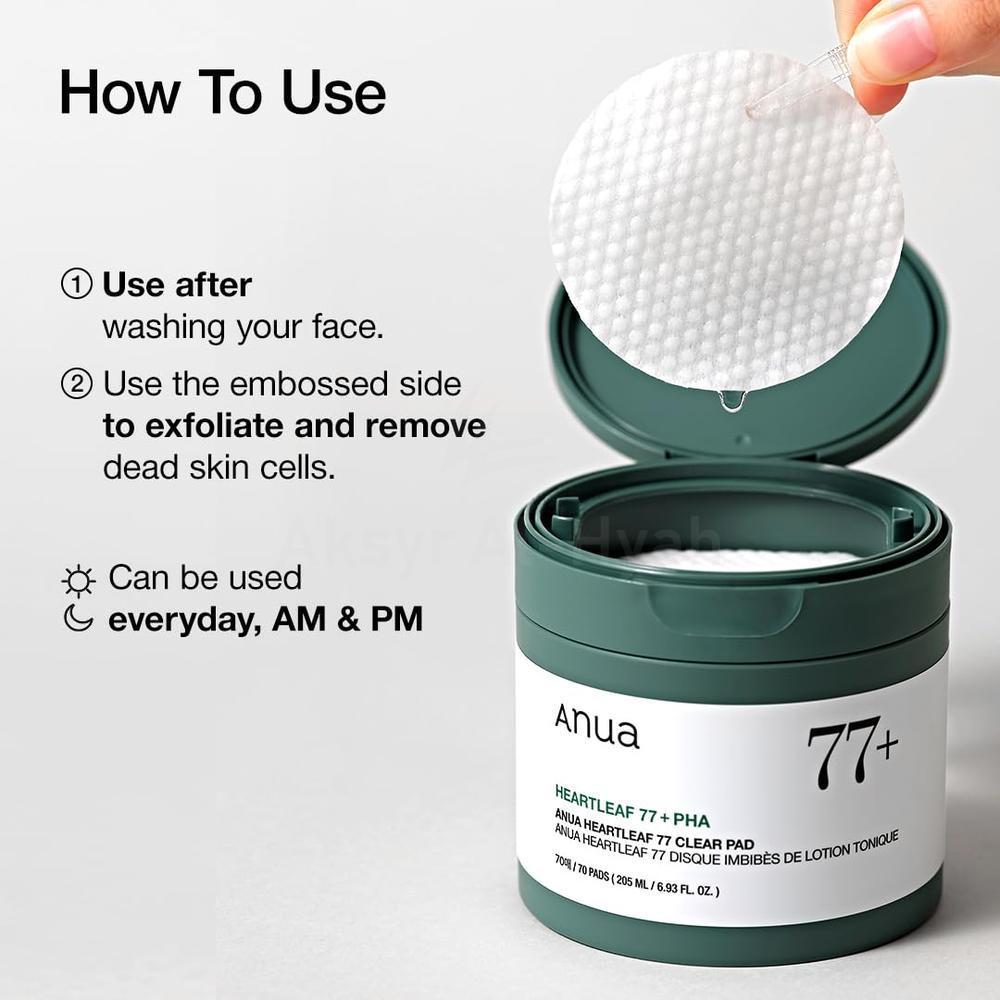 ANUA HEARTLEAF 77% CLEAR PAD 160ML