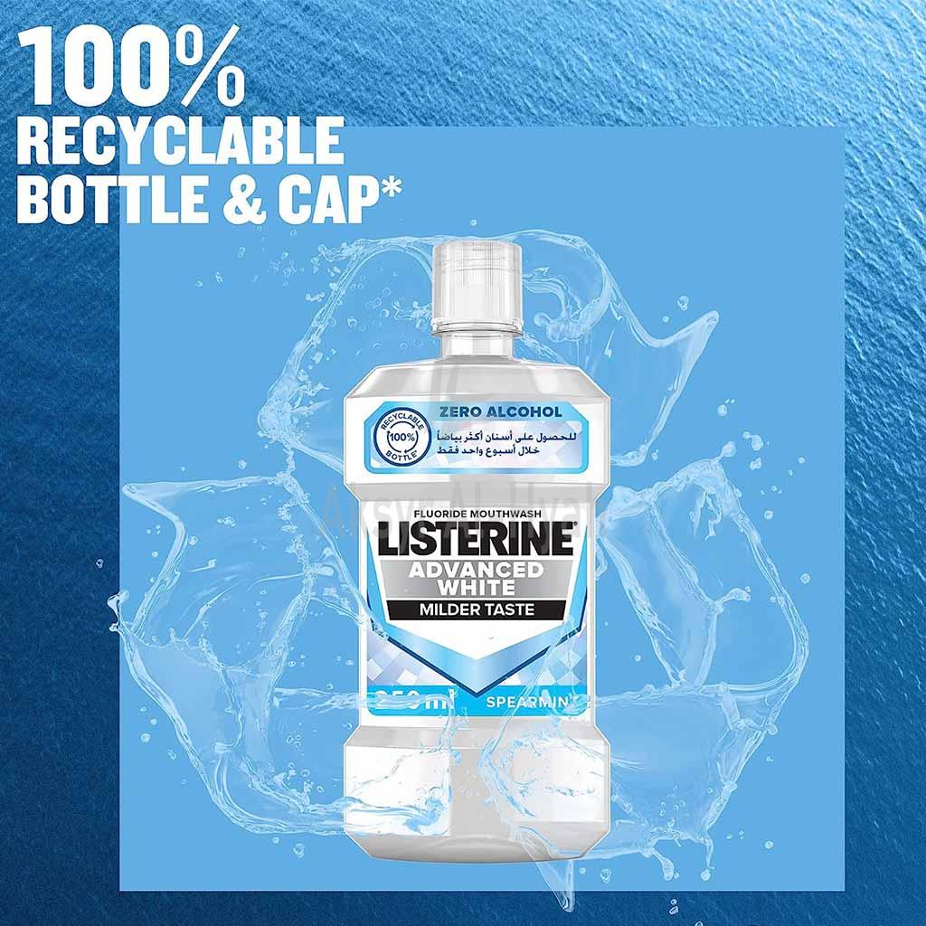 LISTERINE ADV.WHITE ZERO SPEARMINT MW 250ML 1
