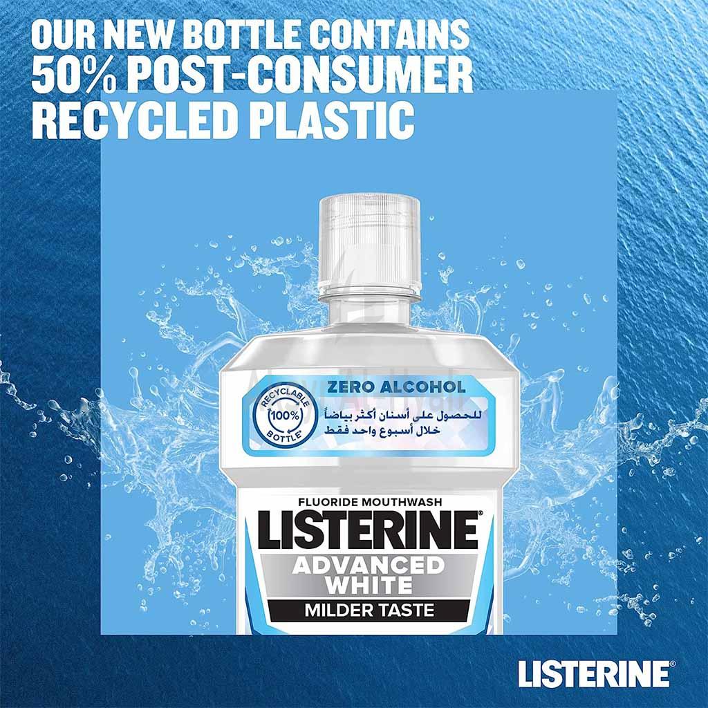 LISTERINE ADV.WHITE ZERO SPEARMINT MW 250ML 4