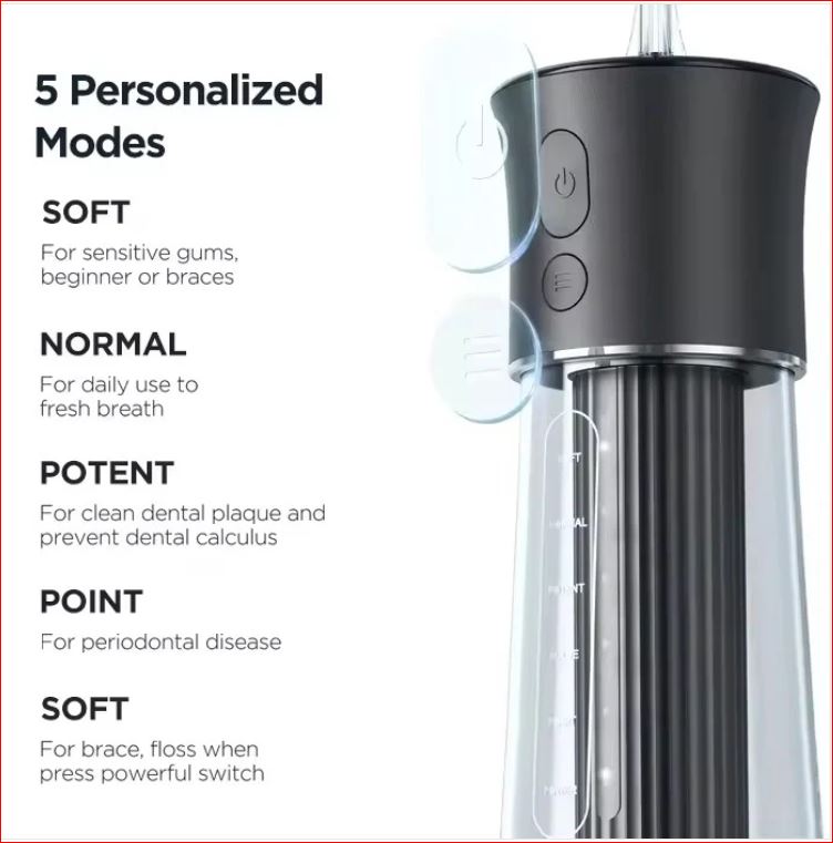 BITVAE F30 WATER FLOSSER BLACK 5