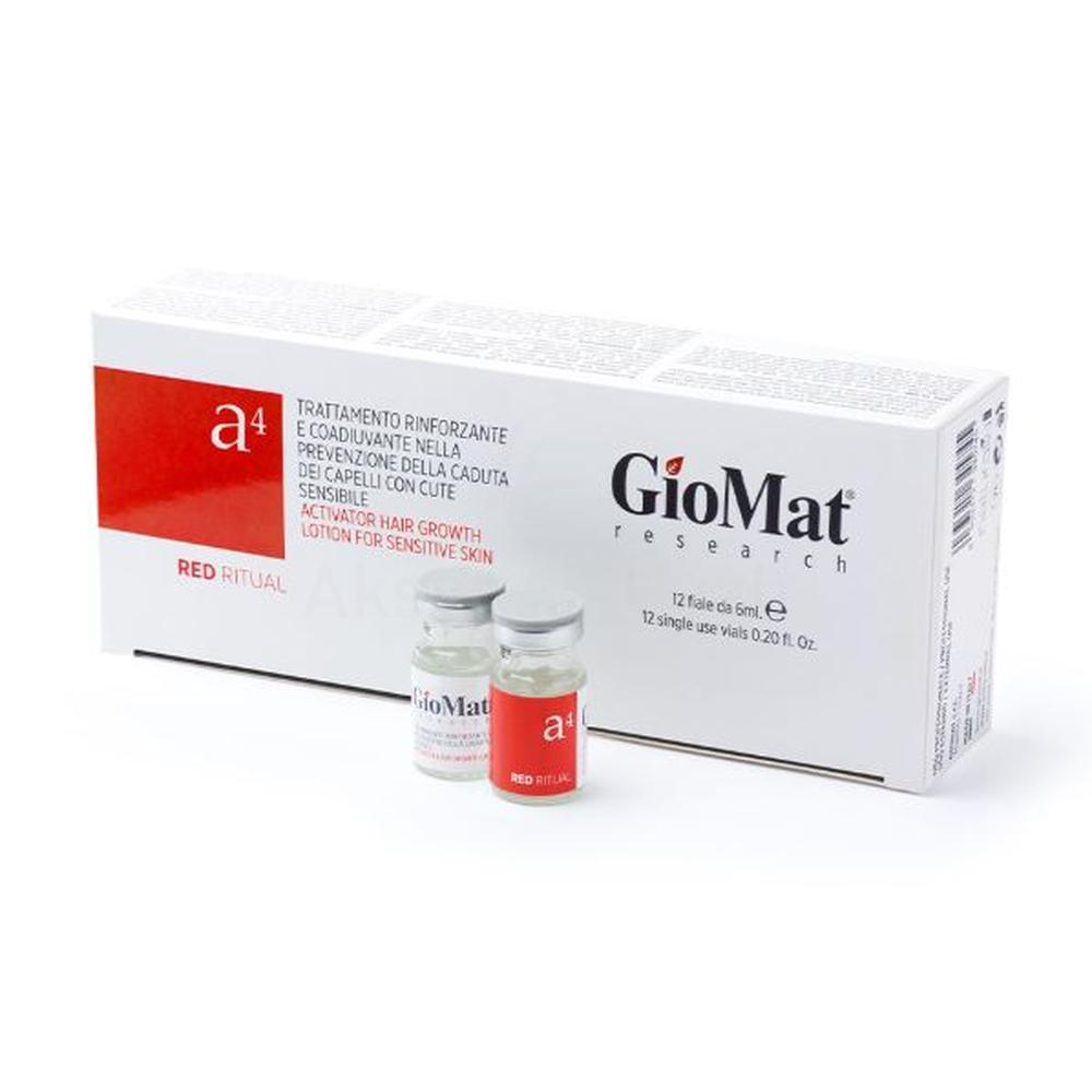 GIOMAT A4 ACTIVATOR HAIR GROWTH LOTION (SENS) 12 X 6ML #LA4100